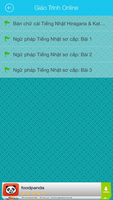 Tự Học Tiếng Nhật 1.1 IOS -