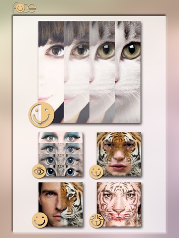 Screenshot #5 pour InstaFace:face eyes blend morph with animal effect