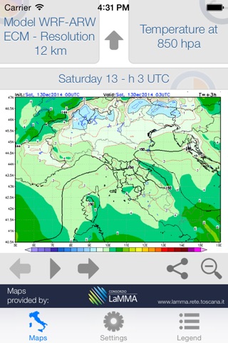 Atmosphere WRF screenshot 4