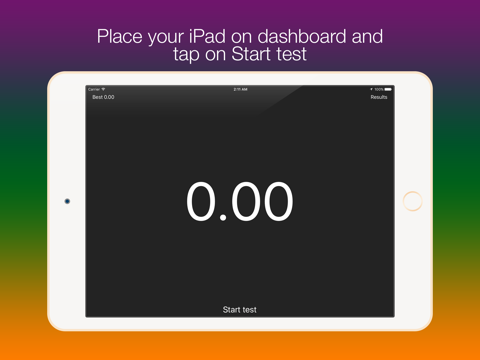 SpeedUp - Acceleration test 0-100 kmh 0-60 mph