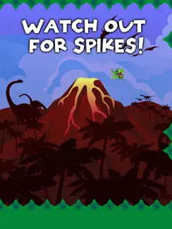 Bouncy Dino Hop - The Best of Dinosaur Games with Only One Life iPad image 3