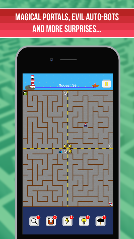 #2. Maze: Retro (iOS) 由: BlackLight Studio Works