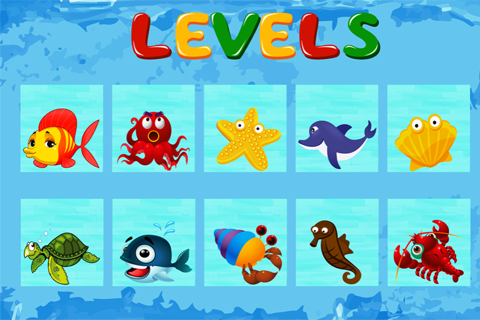 Sea Animals Puzzle Game For Kids screenshot 2