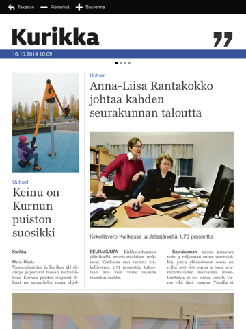 Pohjalaiset paikallislehdet iPad screenshot