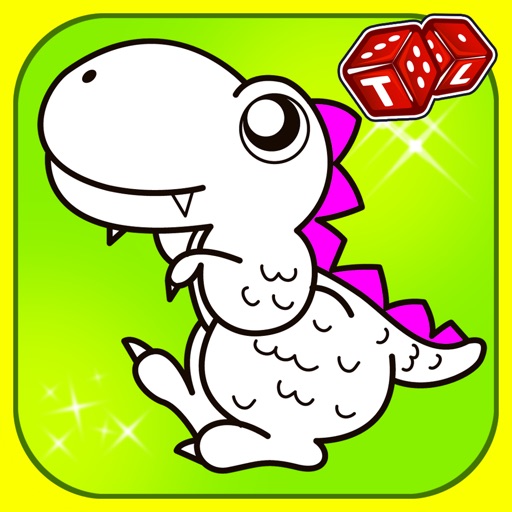 Jr Dino - Draw and Color Book Icon