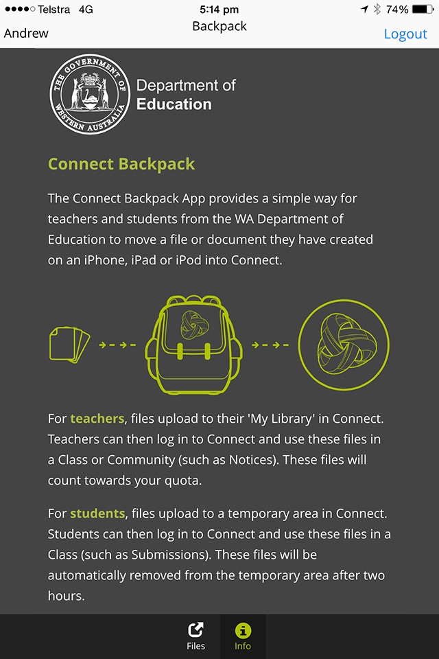 Connect Backpack screenshot 4