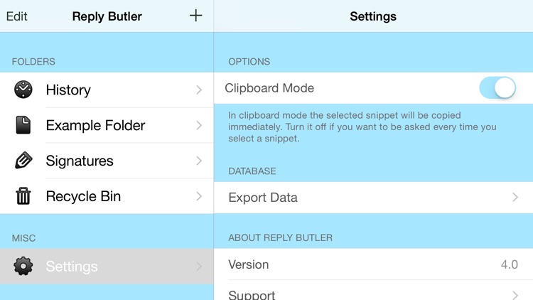 Reply Butler - Text Snippets for Customer Support