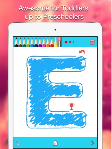 AEIOU Maze Coloring Book - Fun with the Vowels for Kids and Toddlers screenshot 4