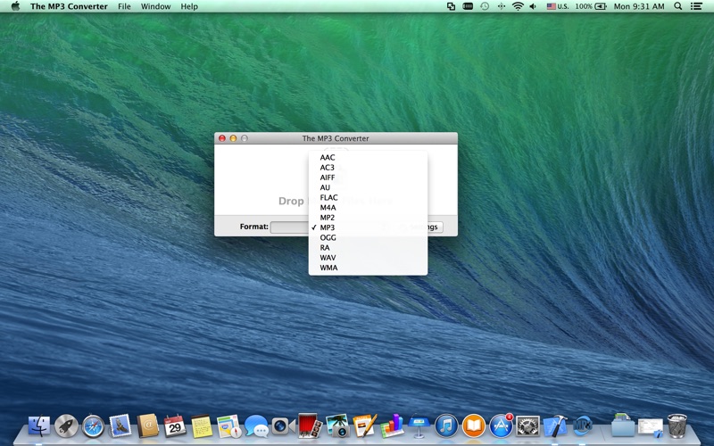 Screenshot #3 pour The MP3 Converter - a Lightweight MP3 Converter
