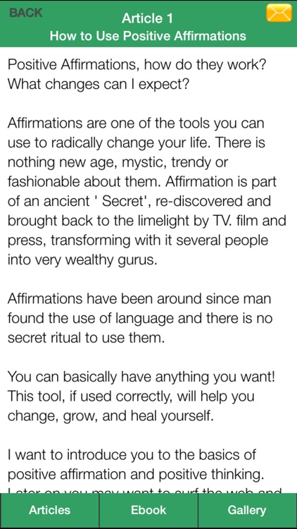Positive Affirmations Guide - Change Your Life Through Positive Affirmations! screenshot-4