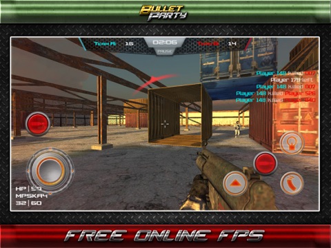 Screenshot #4 pour AAA Bullet Party - Online first person shooter (FPS) Best Real-Time Multip-layer Shooting Games