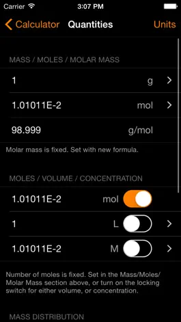 Game screenshot ChemTrix Chemistry Calculator apk