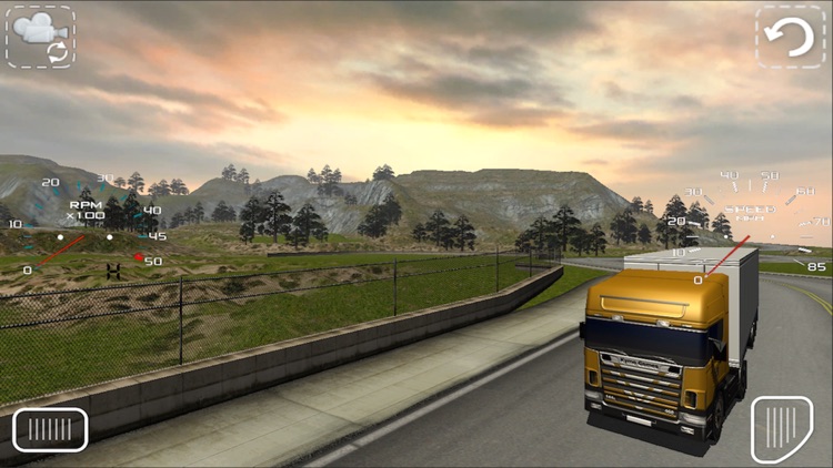 Truck Simulator Grand American Mountain Free screenshot-3