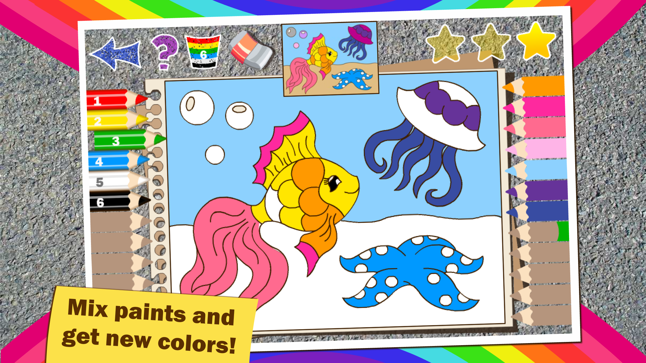 Colorful math Free «Animals» — Fun Coloring mathematics game for kids to training multiplication table, mental addition, subtraction and division skills! screenshot 2