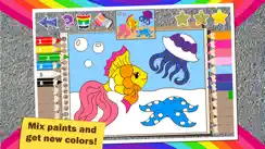 Colorful math Free «Animals» — Fun Coloring mathematics game for kids to training multiplication table, mental addition, subtraction and division skills! iPhone image 2