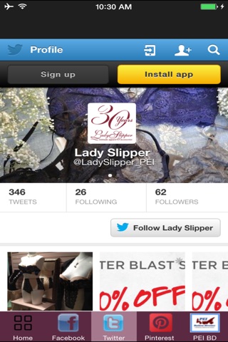 Lady Slipper Apparel screenshot 2