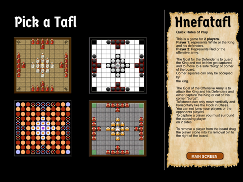 Hnefatafl 2 Player Board Game для iPad