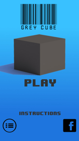 Grey Cube - Endless Barrier Runner screenshot