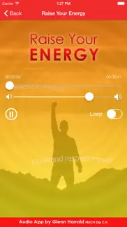 raise your energy by glenn harrold: self-hypnosis energy & motivation iphone screenshot 3
