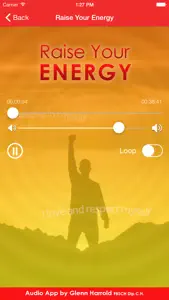 Raise Your Energy by Glenn Harrold: Self-Hypnosis Energy & Motivation screenshot #3 for iPhone