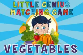 Game screenshot Little Genius Matching Game - Vegetables - Educational and Fun Game for Kids mod apk