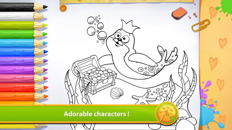 Sea Creatures - Living Coloring screenshot-3