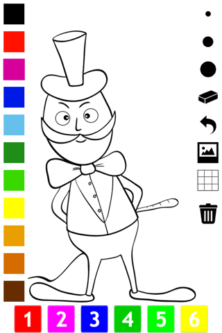 Circus Coloring Book For Children: Learn To Color the World of the Circus screenshot 2