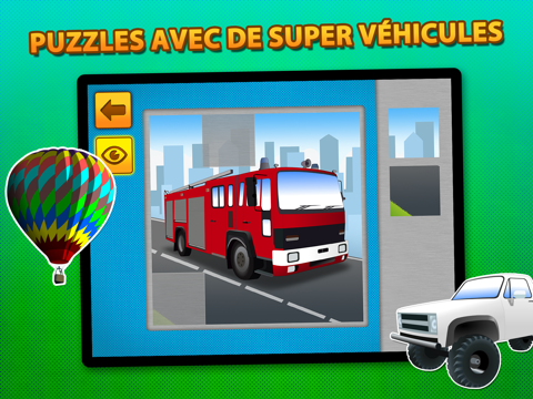Screenshot #4 pour Puzzles pour enfants avec des voitures, des camions, des véhicule d'intérêt général, des véhicules de transports et des engins de chantier – Free