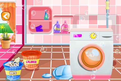 Kids Washing Cleanup - Cleaning, laundry and clothes wash game screenshot 3