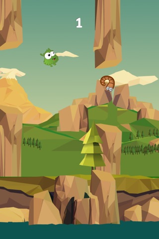 Hopping Monster - Do your best to help your hero to jump through dangerous passages! screenshot 2