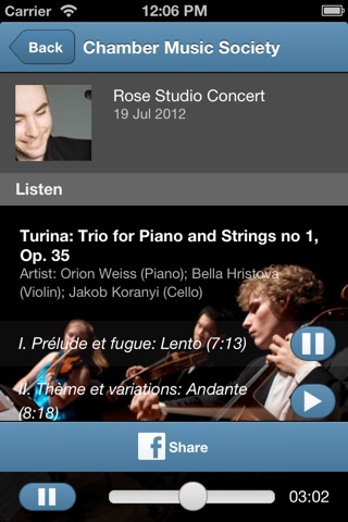 Chamber Music Society screenshot 4