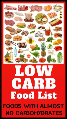 Low Carb Food List - Foods with almost no carbohydratesのおすすめ画像1