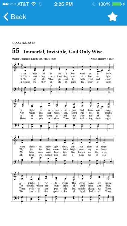 Hymnal SDA - Music Scores and Lyrics for iPhone, iPad, iPod