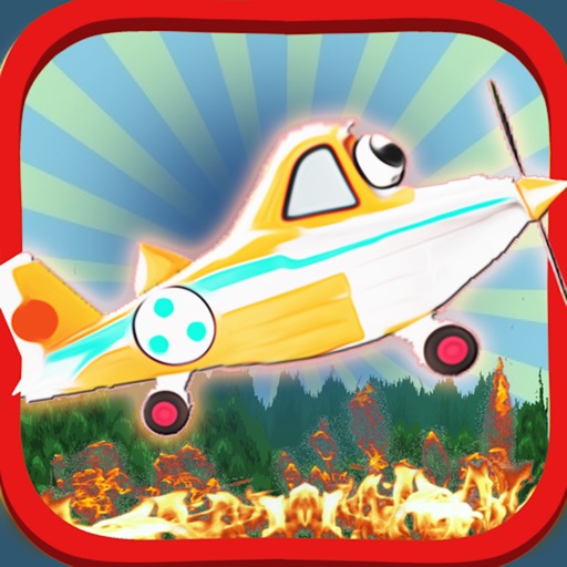Amazing Forest-Fire Rescue Air-Planes: Water-Bomb Pilot-s Blast the In-ferno of Flame-s PRO