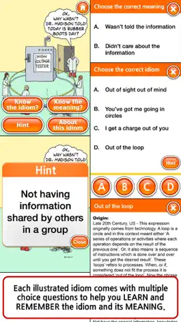 Game screenshot English Idioms Interactive Lite hack