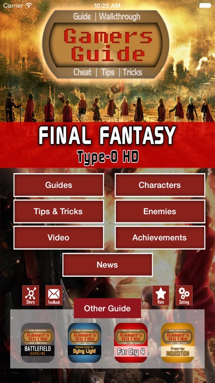 Gamer's Guide for Final Fantasy Type-0 HD