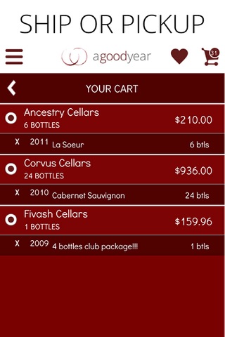 agoodyear wine screenshot 4
