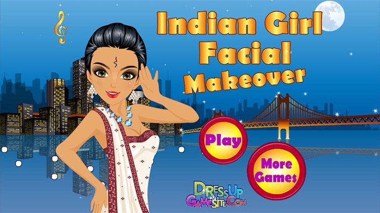 Indian girl facial makeover