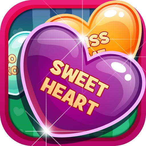 A Yummy Valentine’s Day Popper - Candy Heart Puzzle Blitz Challenge FREE icon