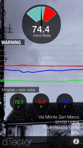 dTector PRO - Metal Detector and EMF level meter screenshot #1 for iPhone