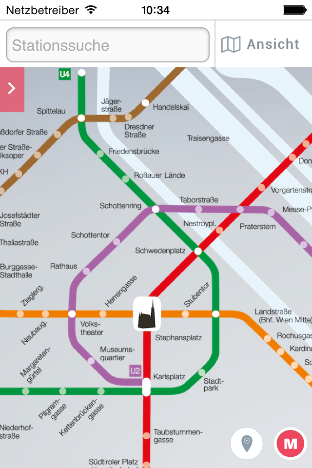 wiennetz.at - schneller einsteigen - umsteigen - aussteigen - Wiener Linien Info