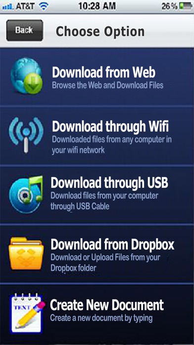 Files and Folders ( Download, Store, View and Share Files and Documents ) Screenshot 3