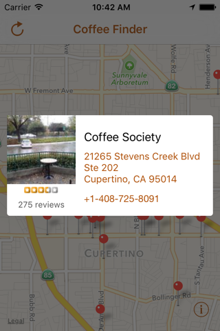 A Coffee Finder screenshot 2