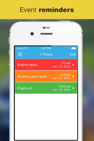 AutoExp: Car Expenses, Statistics, Reminders screenshot 3