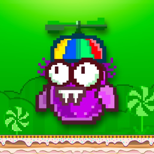 The Awesome Flappy Monster Cool Copters - Fun Addicting Flying Games for Free iOS App