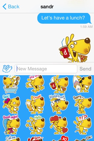 8 : Sticker Messenger screenshot 4