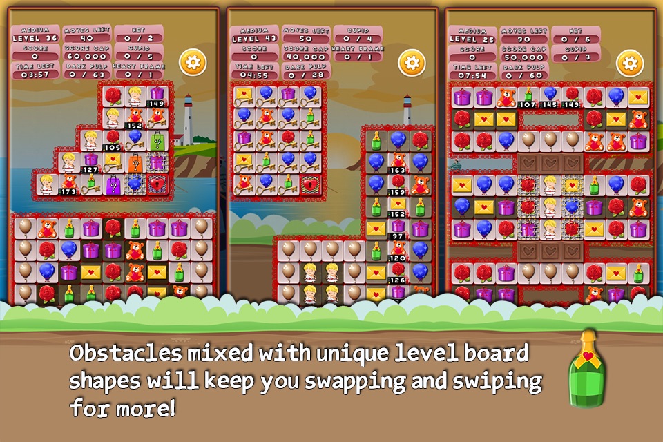 Love Drops - Match three puzzle screenshot 3