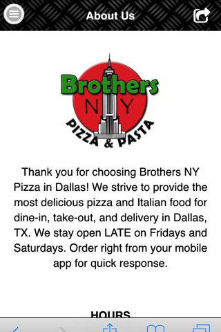 Brothers NY Pizza screenshot 4