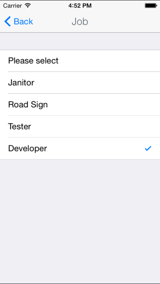 App screenshot