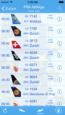 Flughafen DE Airport  iPlane Fluginformationenのおすすめ画像1